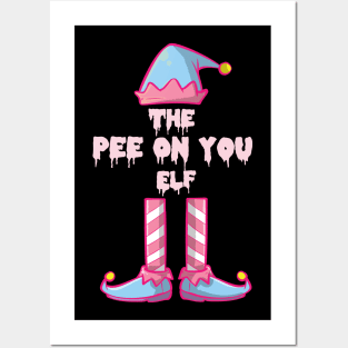 Pastel Goth Christmas Elf Kawaii Gothic Sarcastic Eboy Egirl Posters and Art